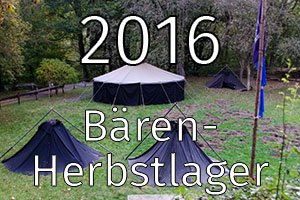 Bären-Herbstlager 2016